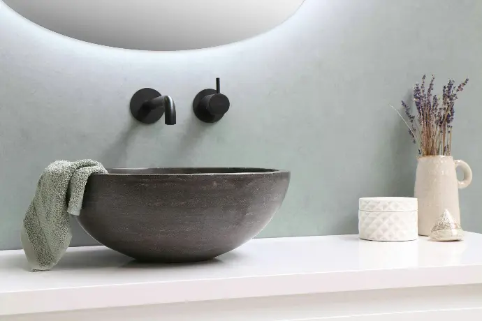 white ceramic bowl on white wooden table